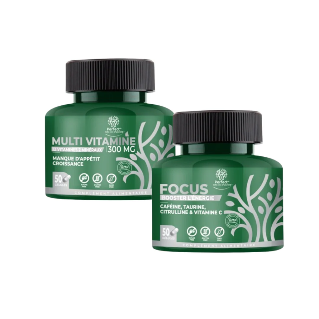 Pack Pre-Workout + Multivitamine 50 gélules – Perfect Nutrition