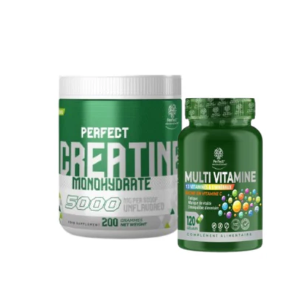 Pack Creatine 200 g + Multivitamine 120 caps – Perfect Nutrition