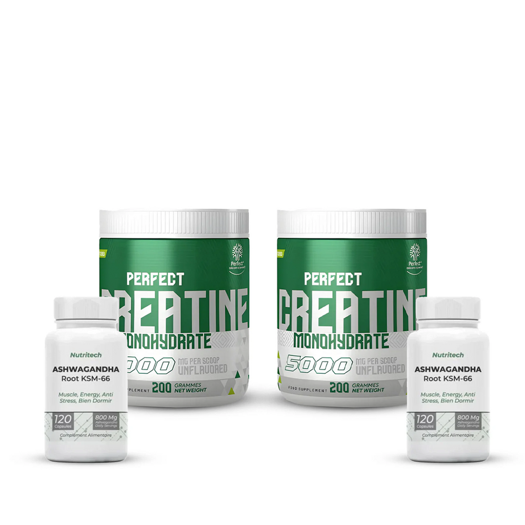 Pack  2x Creatine 200 g + 2x Ashwagandha (120)