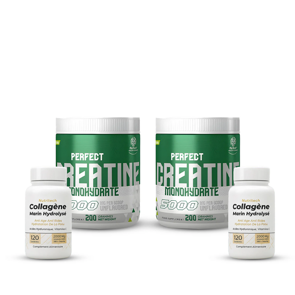Pack 2x Creatine 200 g + 2 Collagène (120)