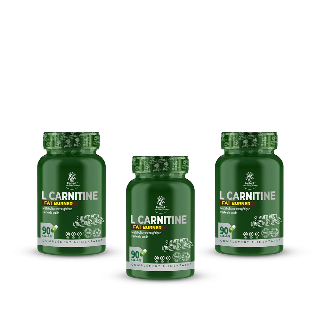 Pack  3x L-Carnitine 90 gélules – Perfect Nutrition